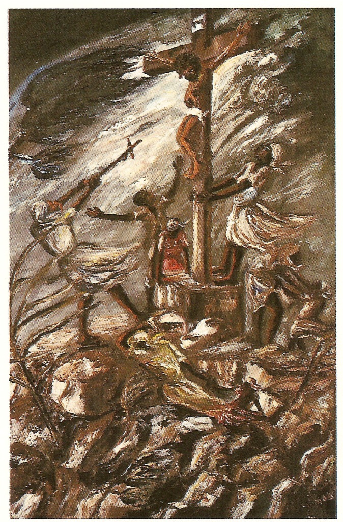 Charles Obas:  Crucifixion, c 1967, collection privée, Haîti 